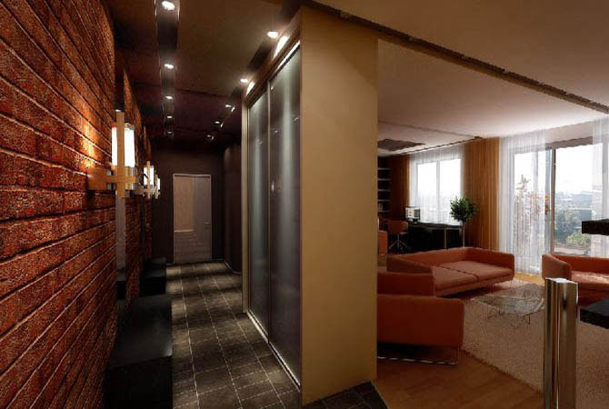 интерьер однокомнатной квартиры в домах серии 121-м