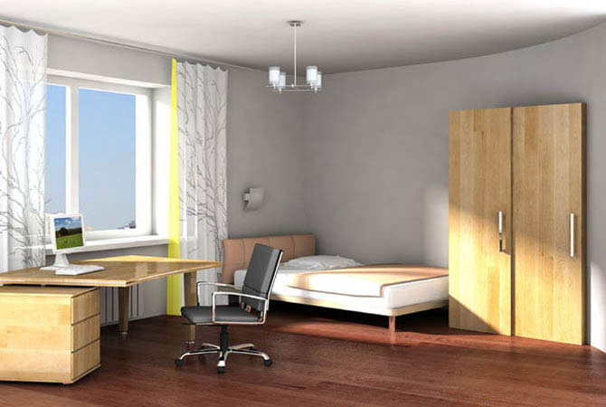 дизайн интерьера небольшой двухкомнатной квартиры