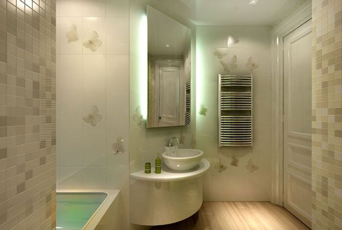 готовые интерьеры ванных комнат
