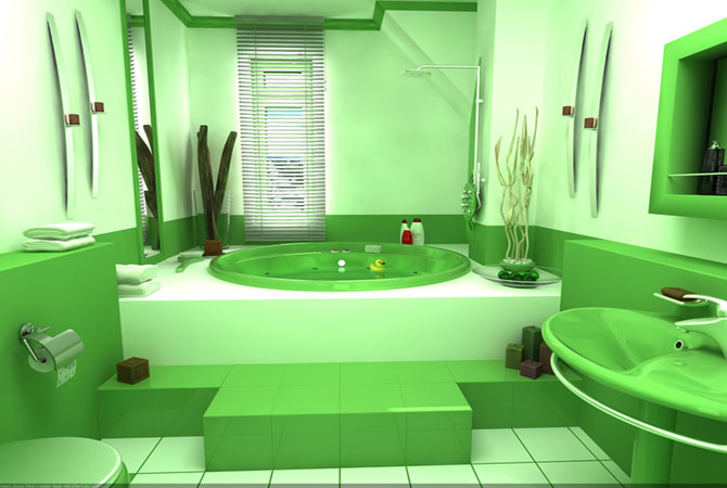 дизайн ванной комнаты из пластика